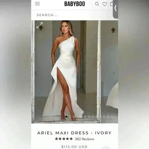 White Dress elegant Baby Boo, Size small NWT